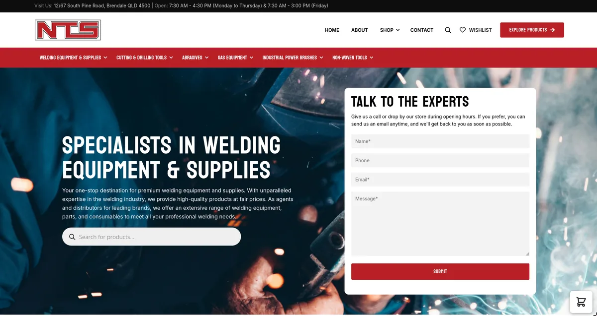 northsidetradesupplies.com.au website